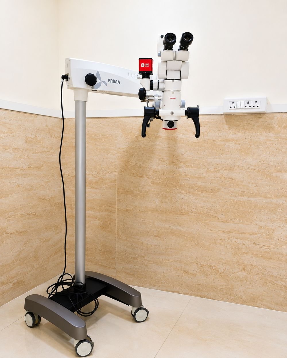 PRIMA operating microscope for microsurgical varicocelectomy and sperm retrieval at RAMS Hanamkonda, Warangal